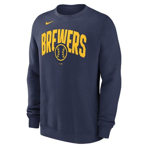Nike Milwaukee Brewers Club Arch Crew - Primary Image