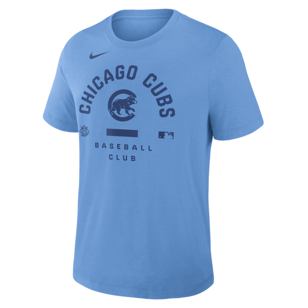 Chicago Cubs Authentic Collection Early Work T-Shirt XLarge Light Blue