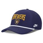 Nike Milwaukee Brewers Cooperstown Collection Rise Snapback Hat - Thumbnail 1 of 4