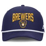 Nike Milwaukee Brewers Cooperstown Collection Rise Snapback Hat - Thumbnail 2 of 4