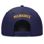 Nike Milwaukee Brewers Cooperstown Collection Rise Snapback Hat - Thumbnail 4 of 4
