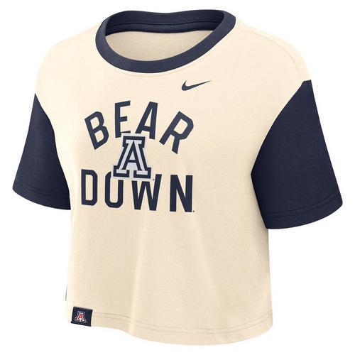 Nike Women's Arizona Wildcats Clear Mantra Cropped T-Shirt - Primary Image