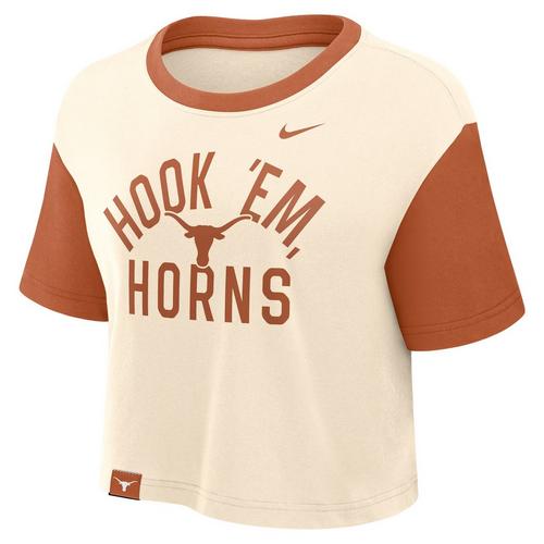 Nike Women's Texas Longhorns Clear Mantra Cropped T-Shirt - Primary Image