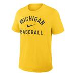 Nike Michigan Wolverines Baseball Dugout T-Shirt - Thumbnail 1 of 2