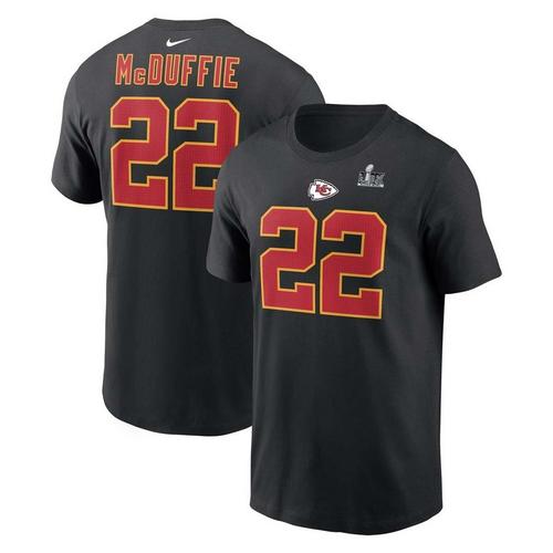 Nike Kansas City Chiefs Trent McDuffie #22 Super Bowl LIX Name & Number T-Shirt - Primary Image