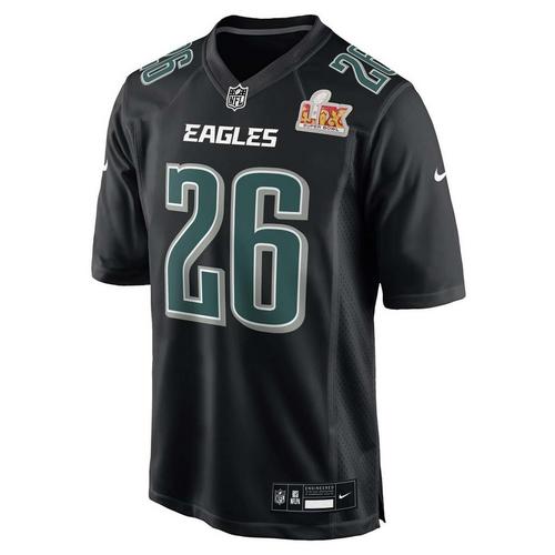 Nike Philadelphia Eagles Saquon Barkley #26 Super Bowl LIX Patch Jersey - Primary Image