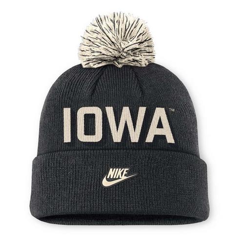 Nike Iowa Hawkeyes Legacy Pom Beanie - Primary Image