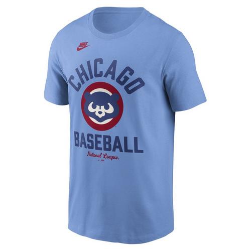 Nike Chicago Cubs Cooperstown Collection Logo T-Shirt - Primary Image