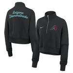 Nike Women's Arizona Diamondbacks Crop 1/2 Zip - Thumbnail 1 of 3