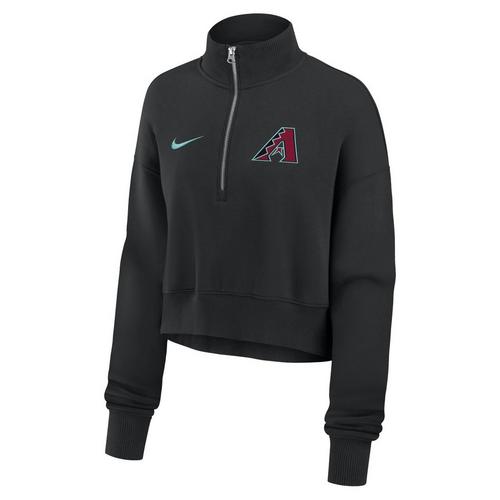 Nike Women's Arizona Diamondbacks Crop 1/2 Zip - Primary Image