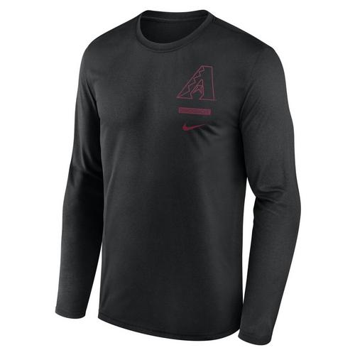 Nike Arizona Diamondbacks Legend Stack Long Sleeve T-Shirt - Primary Image