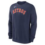 Nike Houston Astros Club Wordmark Crew - Thumbnail 1 of 3