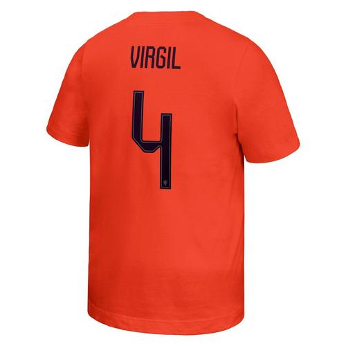 Nike Kids' Netherlands Virgil van Dijk #4 Name & Number T-Shirt