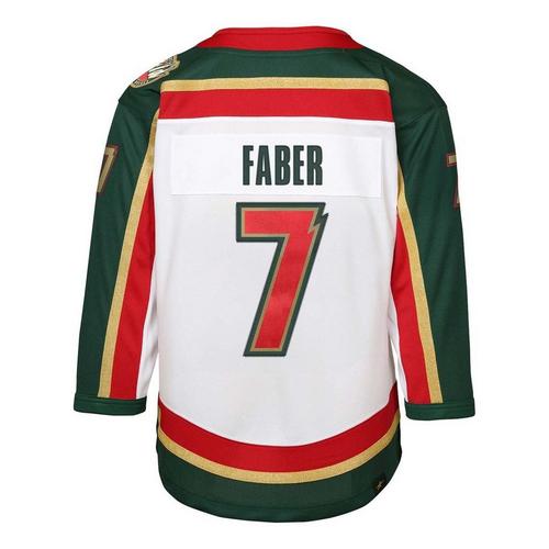 Genuine Stuff Kids' Minnesota Wild Brock Faber #7 25th Anniversary Jersey - Primary Image