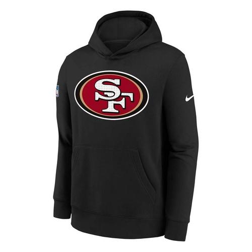 Nike Kids' San Francisco 49ers 2025 Sideline Club Hoodie - Primary Image