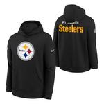 Nike Kids' Pittsburgh Steelers 2025 Sideline Club Hoodie - Thumbnail 1 of 3