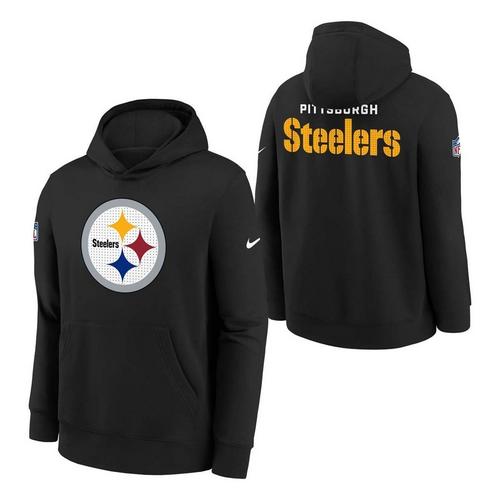 Nike Kids' Pittsburgh Steelers 2025 Sideline Club Hoodie - Primary Image