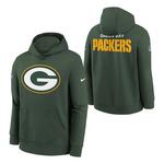 Nike Kids' Green Bay Packers 2025 Sideline Club Hoodie - Thumbnail 1 of 3