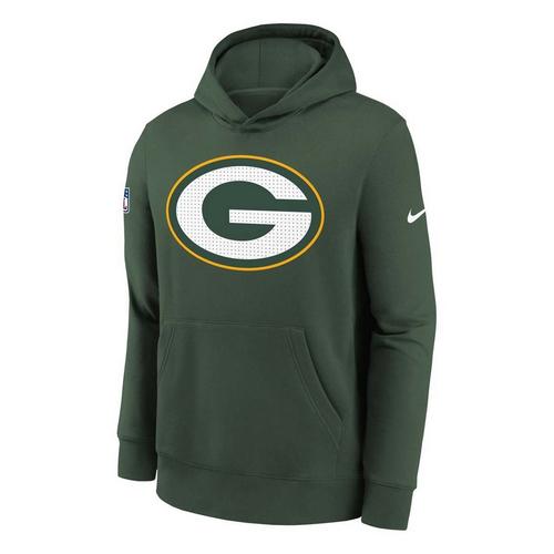 Nike Kids' Green Bay Packers 2025 Sideline Club Hoodie - Primary Image