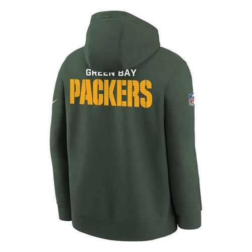 Nike Kids' Green Bay Packers 2025 Sideline Club Hoodie - Primary Image