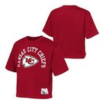 Nike Girls' Kansas City Chiefs Oversized Crop - Thumbnail 3 of 3