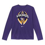 Nike Kids' Minnesota Vikings Icon Legend T-Shirt - Thumbnail 1 of 3