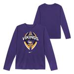 Nike Kids' Minnesota Vikings Icon Legend T-Shirt - Thumbnail 3 of 3
