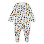 Baby Nike Sportswear Sportball Printed Long Sleeve Coverall - Thumbnail 1 of 2