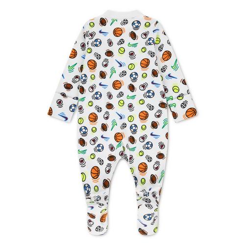 Baby Nike Sportswear Sportball Printed Long Sleeve Coverall - Primary Image