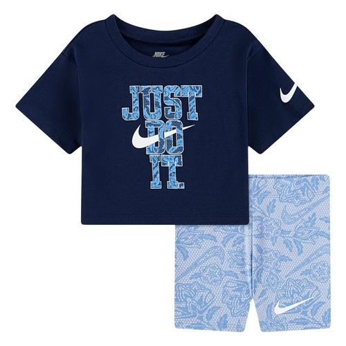 Baby Girls' Nike Lace It Up T-Shirt and Shorts Set - Primary Image