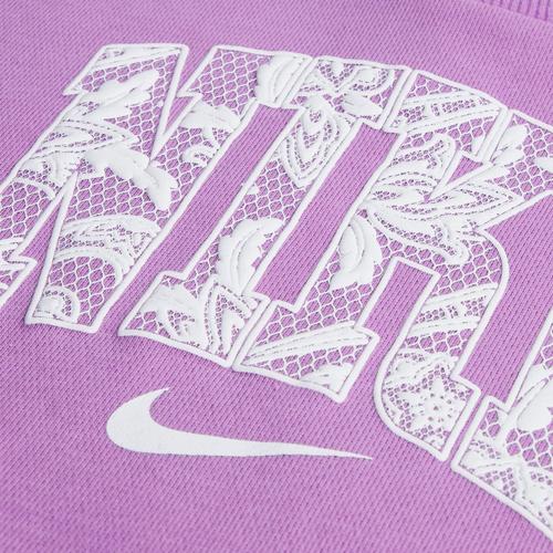 Baby Girls' Nike Lace It Up Crewneck Sweatshirt and Leggings Set - Primary Image