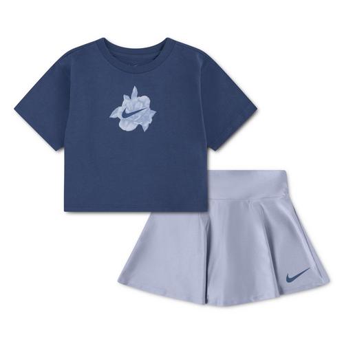 Toddler Girls' Nike Move With Nature Shine Scooter Skort Set - Primary Image