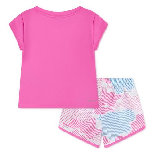 Toddler Girls' Nike Essentials Printed Sprinter T-Shirt Set - Primary Image