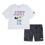 Girls' Nike Lace It Up Bike Shorts Set - Thumbnail 1 of 4