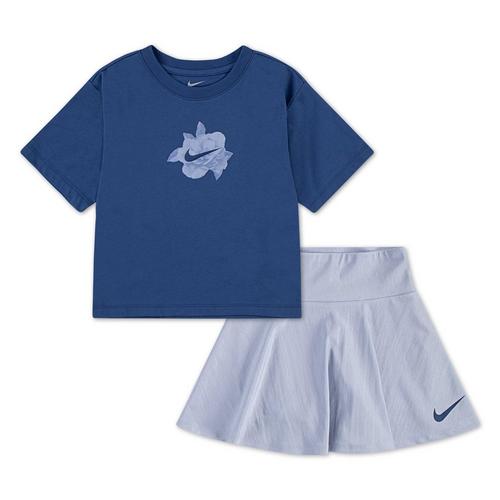 Girls' Nike Move With Nature Shine Scooter Skort Set - Primary Image