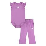 Baby Girls' Nike Paperbag Pants,Onesie Set - Thumbnail 1 of 3