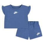 Baby Girls' Nike French Terry T-Shirt Set - Thumbnail 1 of 3