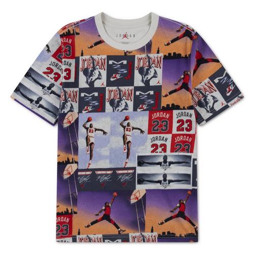 Kids' Jordan Printed Posterized T-Shirt - Primary Image