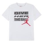 Girls' Jordan Give Her The Ball T-Shirt - Thumbnail 1 of 4