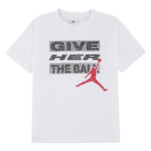 Girls' Jordan Give Her The Ball T-Shirt - Primary Image