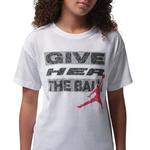 Girls' Jordan Give Her The Ball T-Shirt - Thumbnail 2 of 4