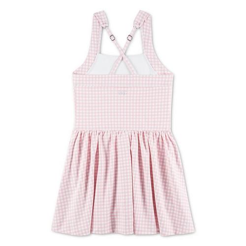 abercrombie kids Girls' Drop Waist Printed Pull-On Mini Dress - Pink Nectar - Size 17-18