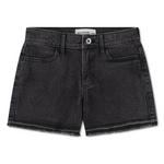 Girls' abercrombie kids High Rise Relaxed Jean Shorts - Thumbnail 1 of 4