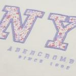 Girls' abercrombie kids NYC Floral Crewneck Sweatshirt - Thumbnail 2 of 3