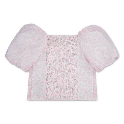 Girls' abercrombie kids Emerson Puff Square Neck Blouse - Primary Image