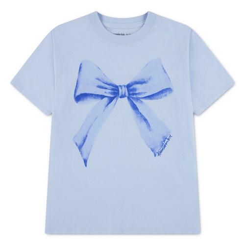 Girls' abercrombie kids Oversized Bow T-Shirt - Primary Image