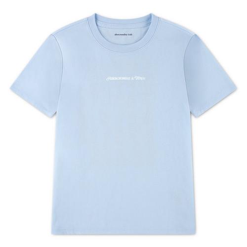 Girls' abercrombie kids Berry Flag Oversized Shirt - Primary Image