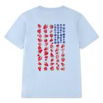 Girls' abercrombie kids Berry Flag Oversized Shirt - Thumbnail 2 of 3