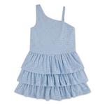 Girls' abercrombie kids YPB Active Eyelet Square Neck Dress - Thumbnail 1 of 4