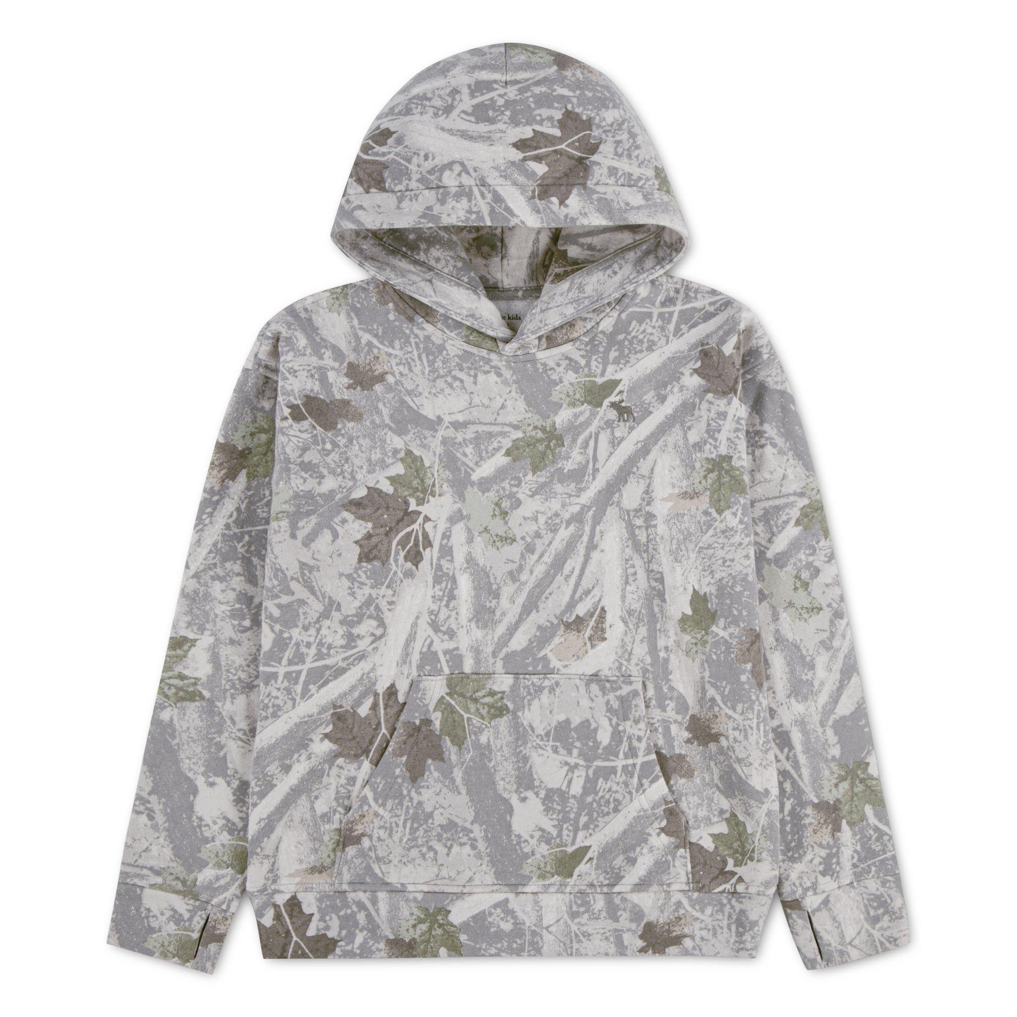 abercrombie kids Boys' 5-18 Long-Sleeve Sweatshirt - ANF Camo